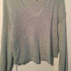 Free People Light Blue Sweater